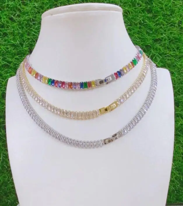 Женское Ожерелье из латуни с фианитом 1 шт.