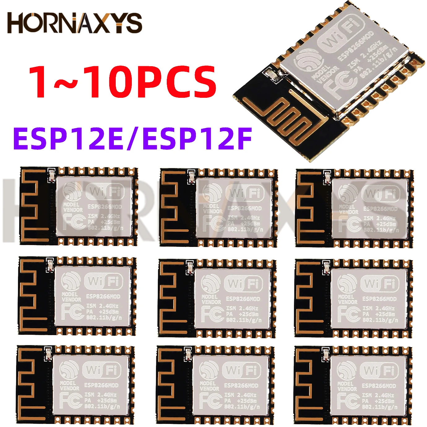 1-10 шт ESP8266 ESP-12F WiFi серийный модуль микроконтроллера 802.11N беспроводной трансивер