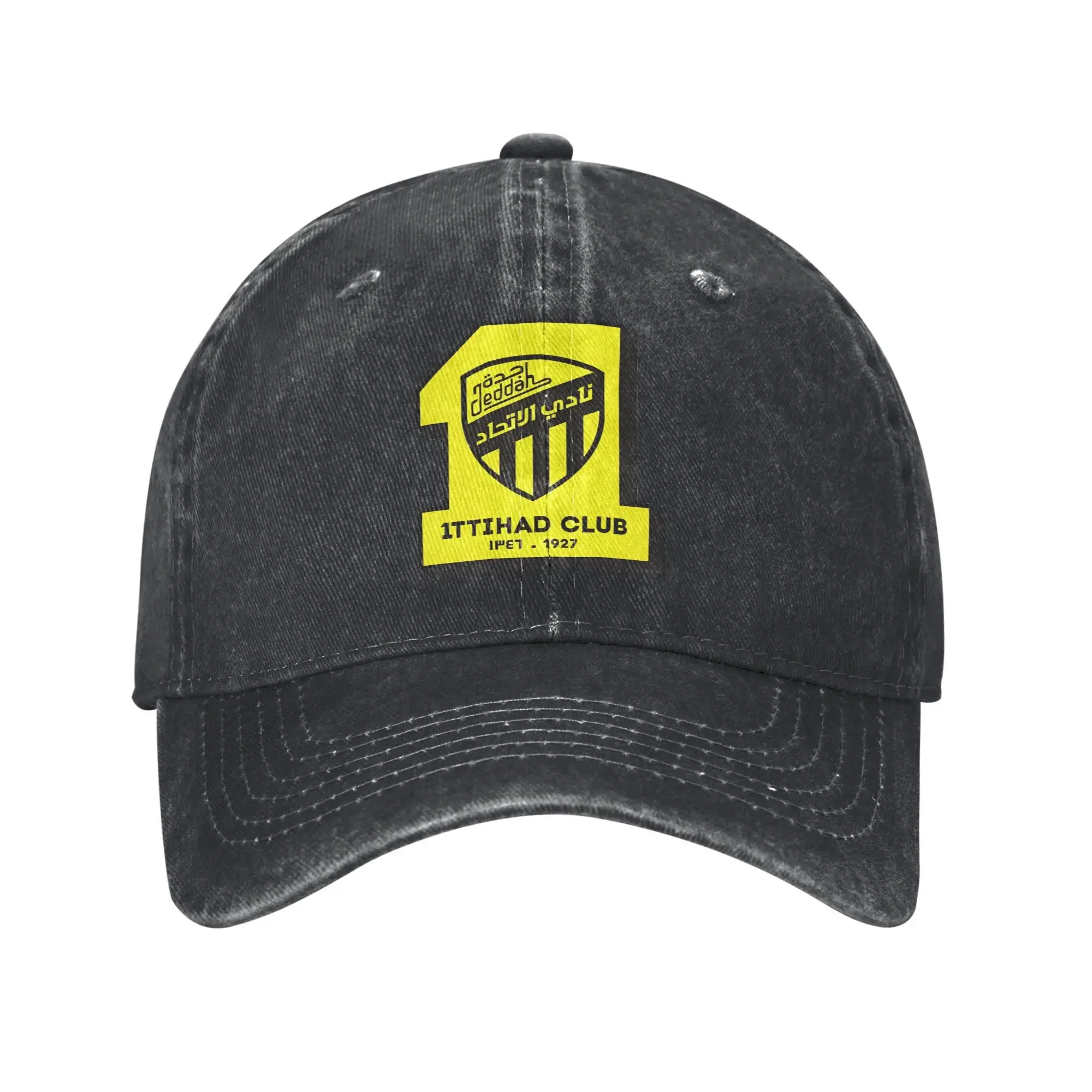 Бейсбольная кепка ITTIHAD CLUB с бисером Иерусалим классическая джинсовая Snapback