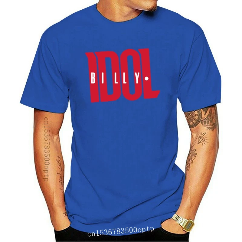 

Camiseta negra para adulto con Logo de New Billy Idol