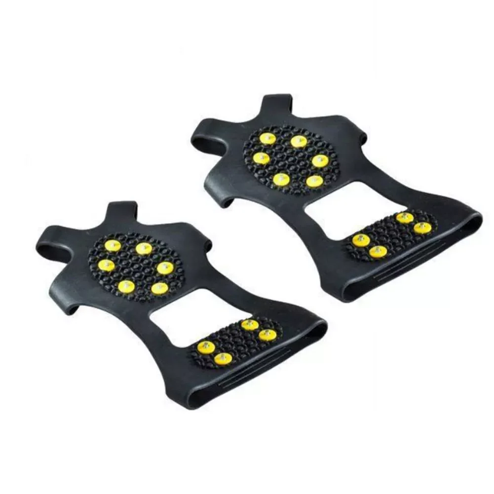 

Hiking 10 Steel Studs For Winter Sports Useful Traction Cleat Rustproof Spikes Snow Anti-slip Ice Grips