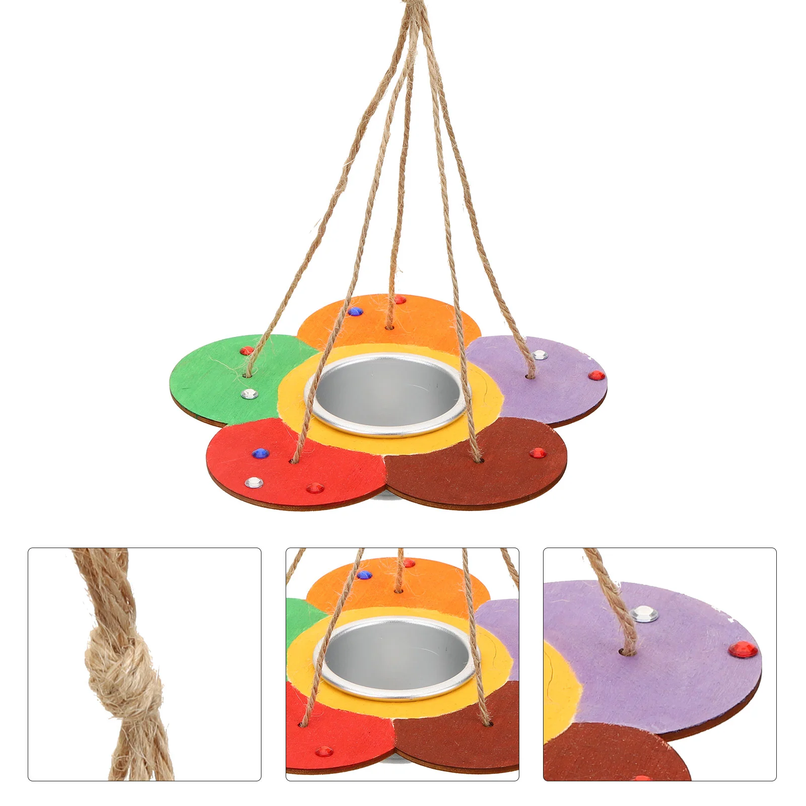 

Outdoor Bird Feeder DIY Bird Feeder Parrot Toys Kids Bird Feeding Tools Kids Outdoor Toys Wooden Drawing Toy Bird Feeding Basin