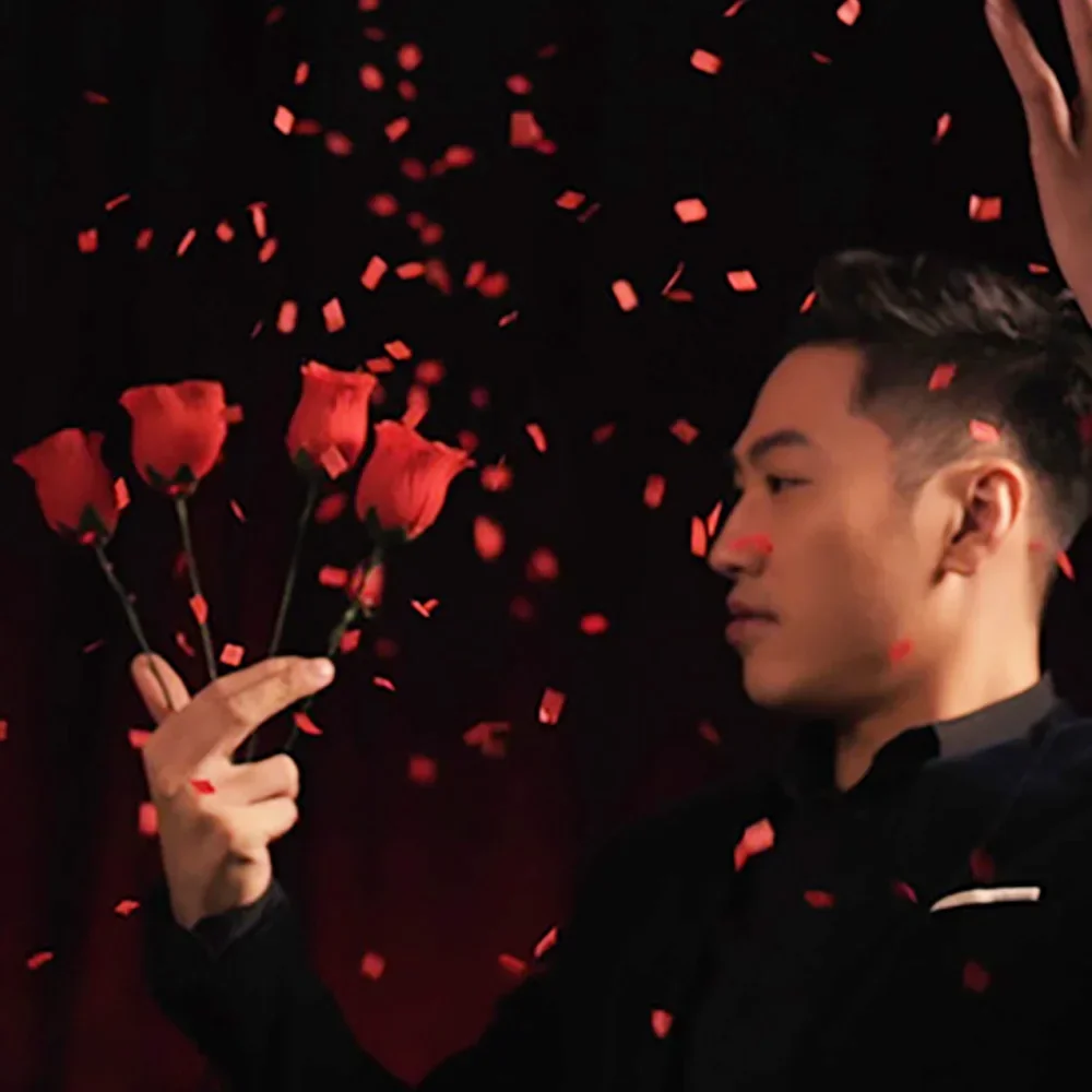 Y-Rose 2.0 Волшебные трюки Множение розы от одного до четыре Романтический цветок