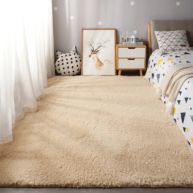 

Thick Carpet for Living Room Plush Rug Children Bed Room Fluffy Floor Carpets Window Bedside Home Decor Rugs Large Soft Mat
