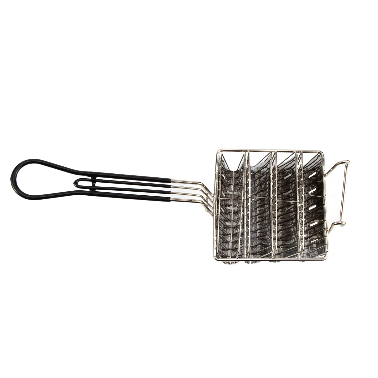 

Taco Basket Holds 4 Shells Deep Fryer Taco Holder Basket Taco Fry Basket With Grip Handle Tortilla Crust V-Shaped Setting Tool