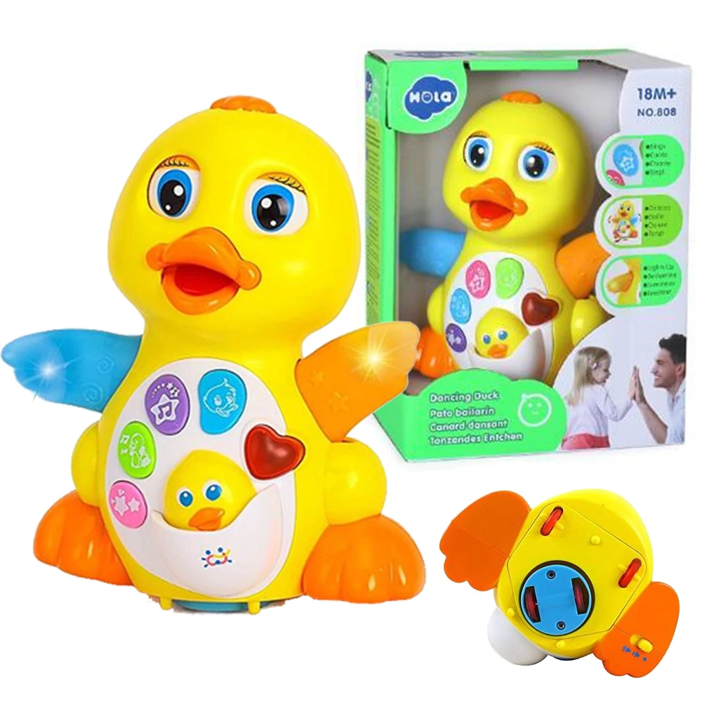 Duck Toy Dancing & Singing Intellectual Musical  Educational Toy Best Gift for 1 2 3 Year Old Boys and Girls Infant
