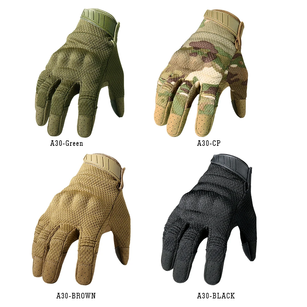 Multicam Camo Tactical Gloves Army Military Combat Airsoft Bicycle Outdoor Cycling Shooting Paintball Hunting Full Finger Glove