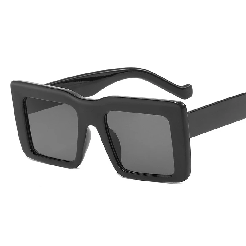 

Модные квадратные солнцезащитные очки унисекс для мужчин и женщин, модные классические солнцезащитные очки в большой оправе, женские ретро...