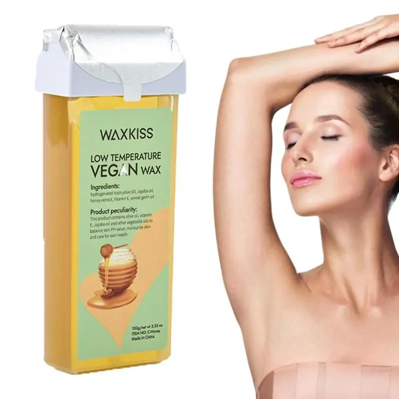 

Honey Soft Wax Roller Wax Roll Hand Wax Hair Removal Cream Mild Texture Low Melting Point And Good Scent Suitable For Arm Back