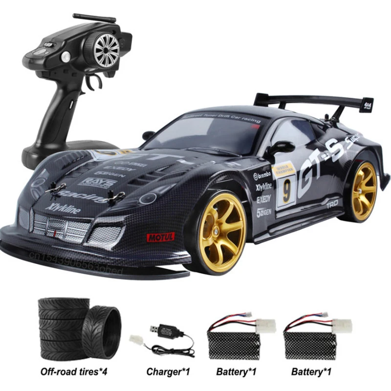 

1:10 Remote Control Car 70km/h High Speed Drift Remote Control Racing Car 4WD GTR Sports Car Boy Remote Control Car Toy