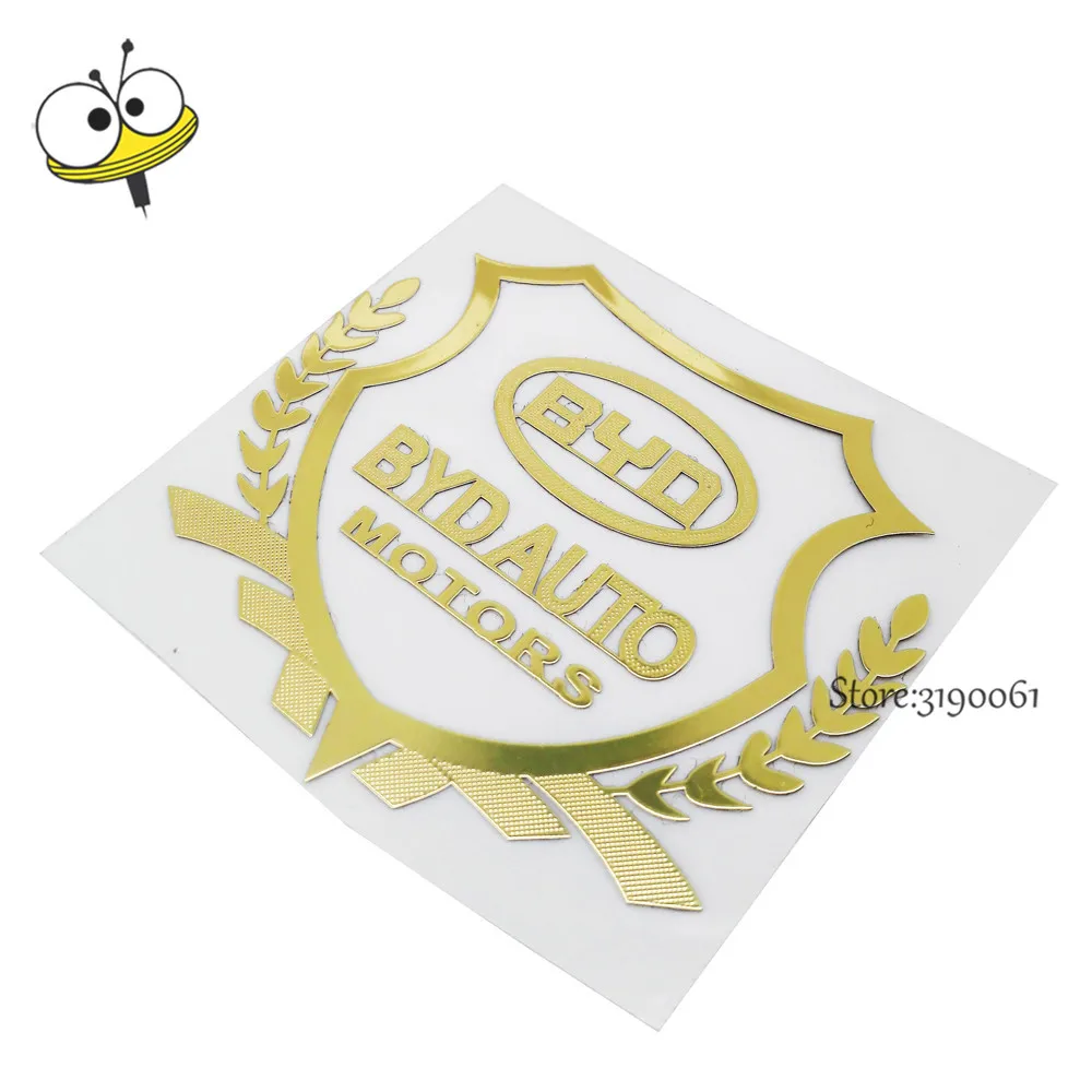 Дешевая Автомобильная наклейка эмблема значок автомобильный Стайлинг для BYD G5 E5
