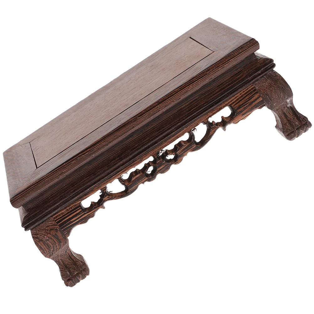 

Craft Base Flower Pot Display Pedestal Room Decor Planter Balcony Stand Flowerpot Holder Wooden Reusable Rectangle