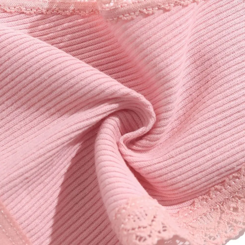 Нижнее белье для девушек и женщин с низкой талией хлопковые кружевные трусики