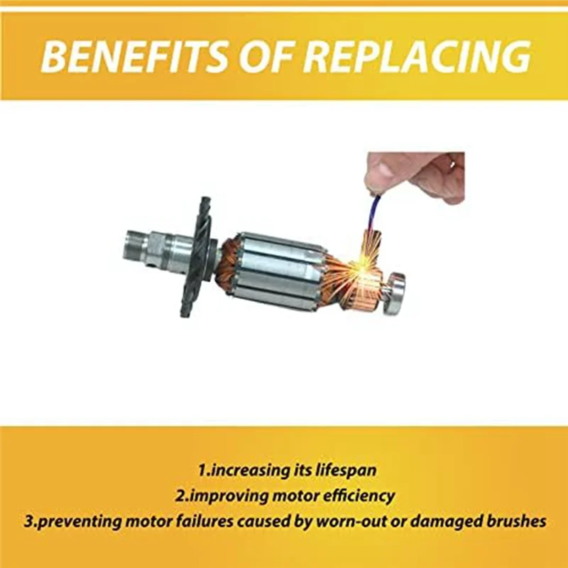 381028 -02 Надежные запасные части для угольных щеток совместимые с торцовочной