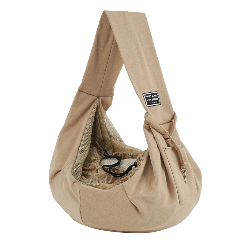 

Переноска для домашних питомцев, Хлопковая сумка на плечо для путешествий с кошками и щенками, удобная сумка-слинг
