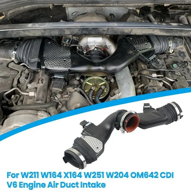 

Воздуховод автомобильного двигателя A6420908237 с датчиком массы воздуха для Mercedes Benz E320 W211 W164 W251 OM642 6420908237