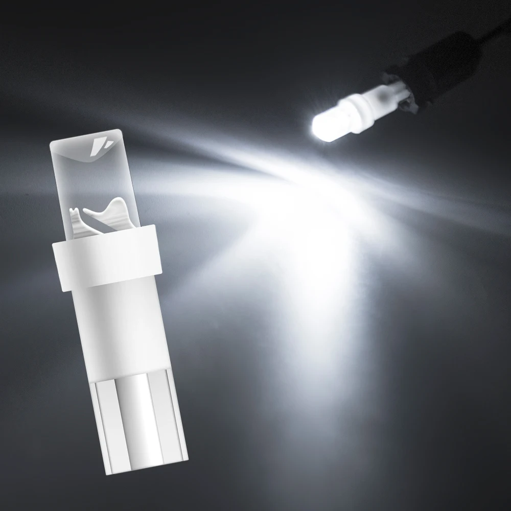 

10X T5 286 Автомобильный светодиодный светильник для приборной панели, лампочки для внутренней панели приборной панели, боковой фонарь 12 В, белый, синий, зеленый, автомобильный Стайлинг