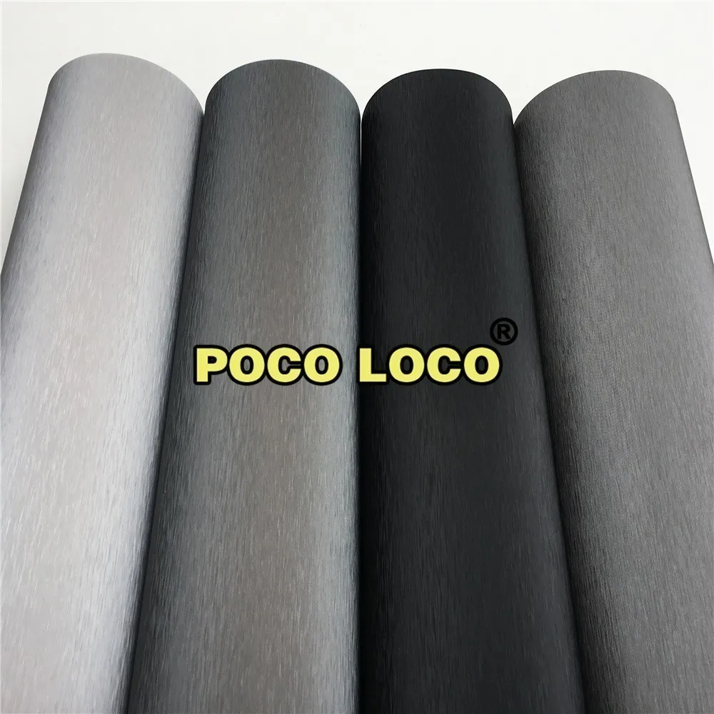 Dark Grey Brushed Metallic Steel Vinyl Wrap Roll With Air Release For Bike Boat Car | Stickers