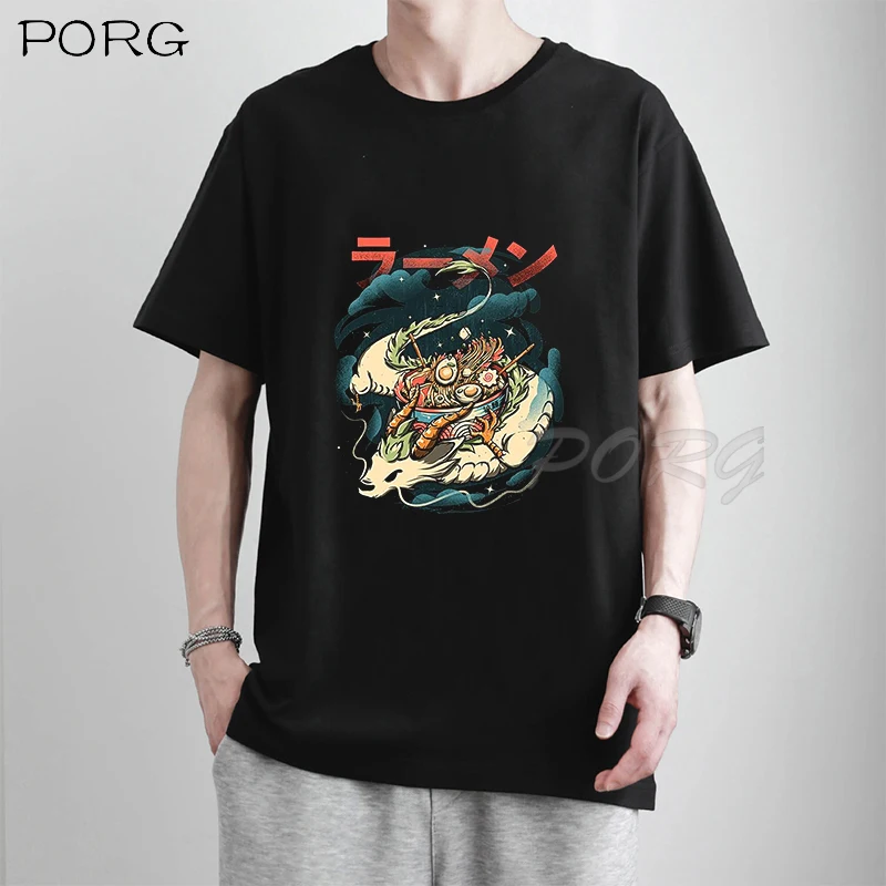 

Доставка рамен японский дизайн футболка мужская унисекс черная парная футболка готическая одежда винтажные футболки для мужчин китайская ...