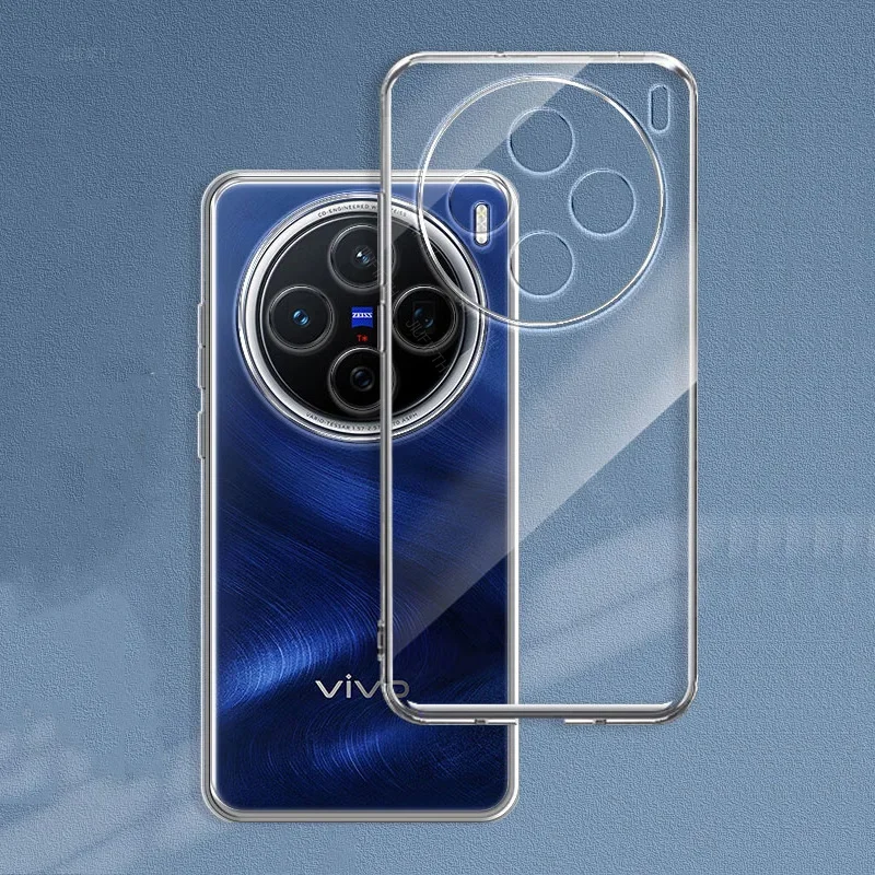 Ультратонкий прозрачный чехол для телефона Vivo X200 Pro мягкие силиконовые чехлы из