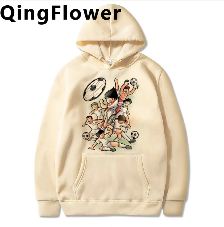 

Толстовка captain tsubasa Мужская, готический винтажный смешной свитшот, японская рубашка с капюшоном, кавайные свитшоты