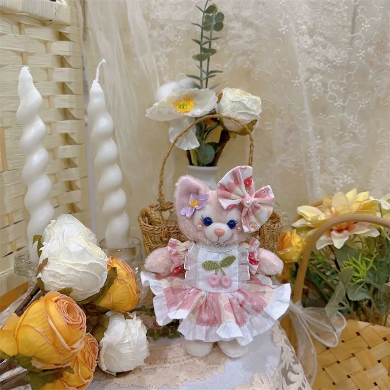 Брелок с подвеской розовый 10 см хлопковая Кукла одежда юбка XingDaiLu/LiNaXiong/Beier