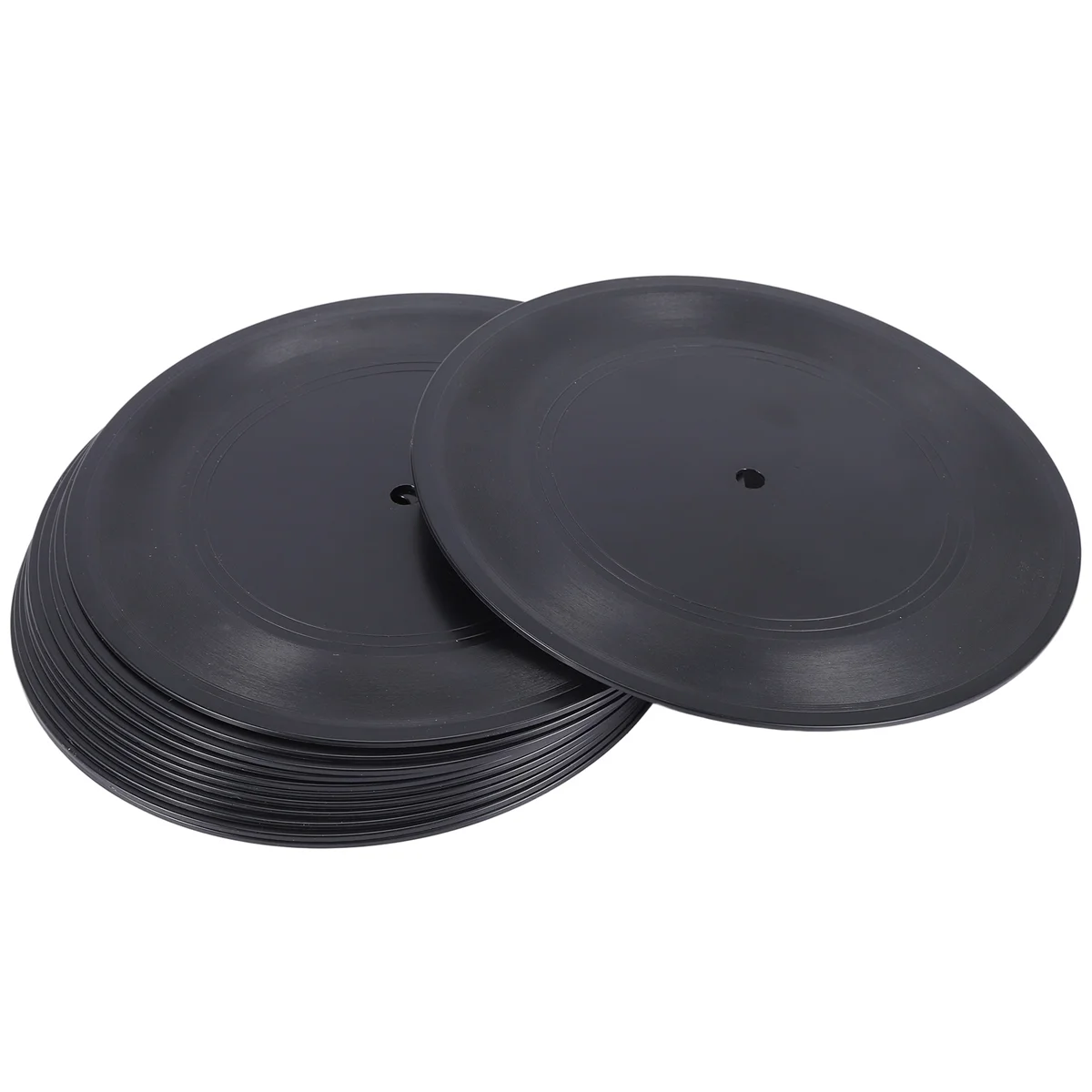 Пустые виниловые диски 7 дюймов CD для декора комнаты настенный Декор Черные