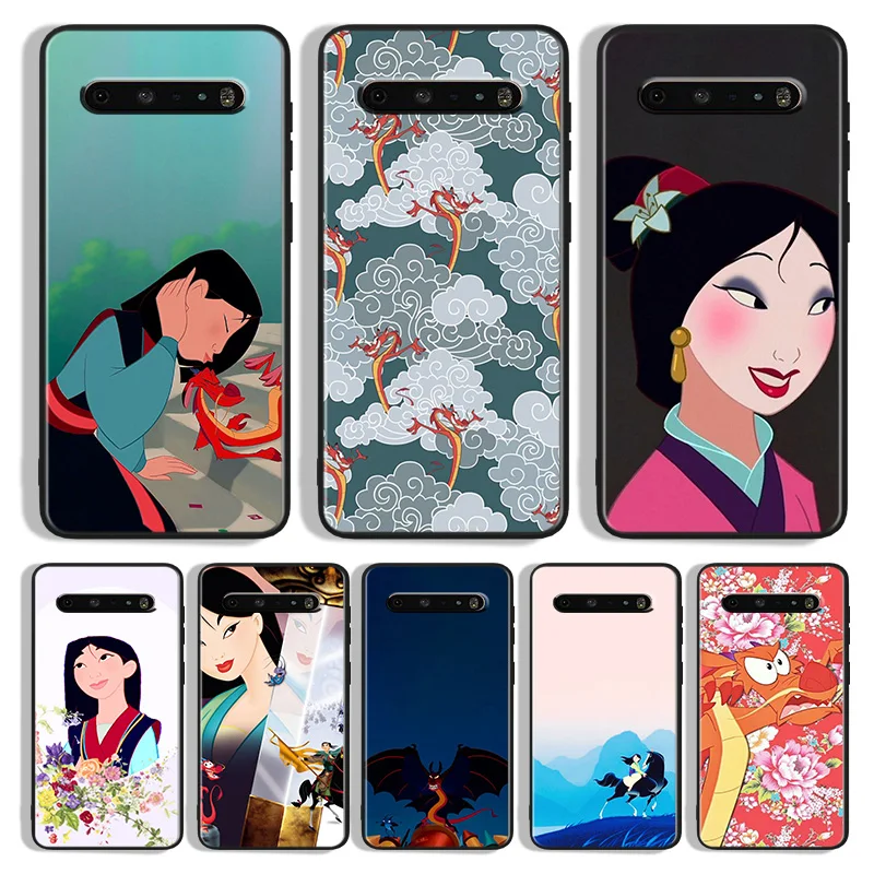 

Anime Cartoon Mulan Phone Case For LG K 92 71 51S 42 30 22 20 50S 40S Q60 V 60 50S 40 35 30 G8X G8S ThinQ Black Cover