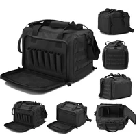 new tactical range bag 900d waterproof nylon shooting range bag gun range bag for handguns and ammo outdoor hunting accessory