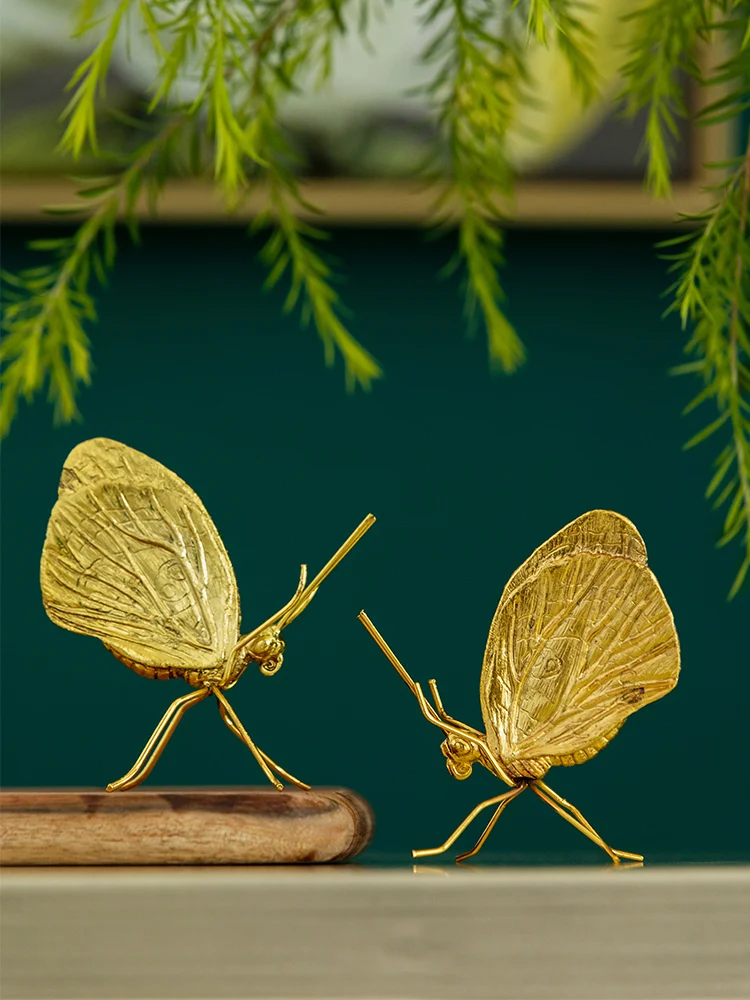 

Indian Butterfly ornaments copper crafts home decoration accessories room living room decoration Office Desk Decoration ornament