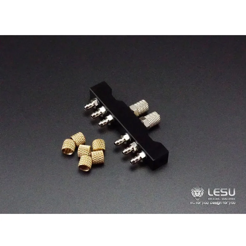 

1/14 LESU 4CH Metal Flow Divider Valve for RC Hydraulic Roll On/Off Tipper MAN TGS Dumper Hooklift TH02412-SMT2
