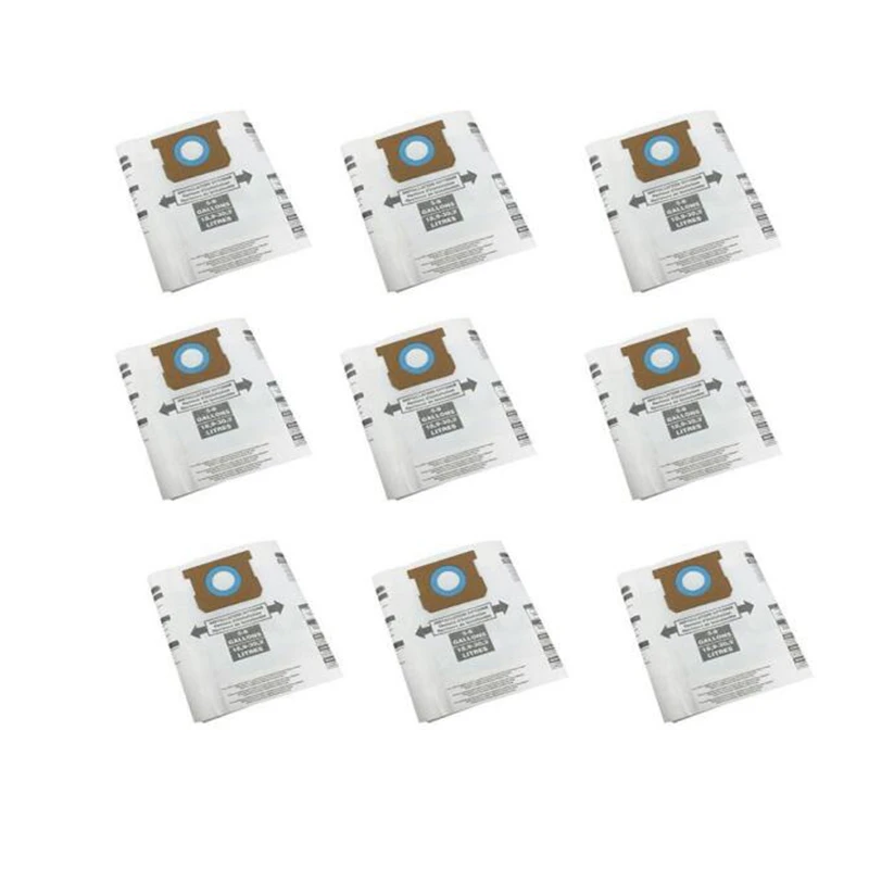 

9 шт., мешочек для фильтров, пылесборник для магазина-Vac 9066100, 5-8 галлонов, запчасти для пылесоса, аксессуары