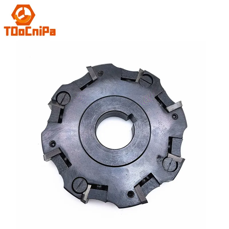 Indexable triple-edge flute milling cutter Triple-edge face milling disc diameter 100/125/160/200/250/315/400