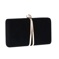 fashion woman evening bag square velvet black designer handbag chain shoulder bag bride wedding wallet banquet cosmetic bag