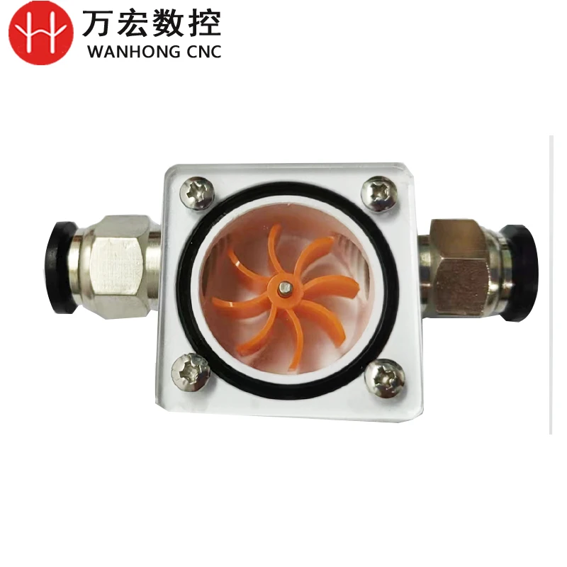 Индикатор расхода воды для гравировального станка/монитор расхода, двигатель гравировального шпинделя, вращающийся наблюдатель с водяным охлаждением