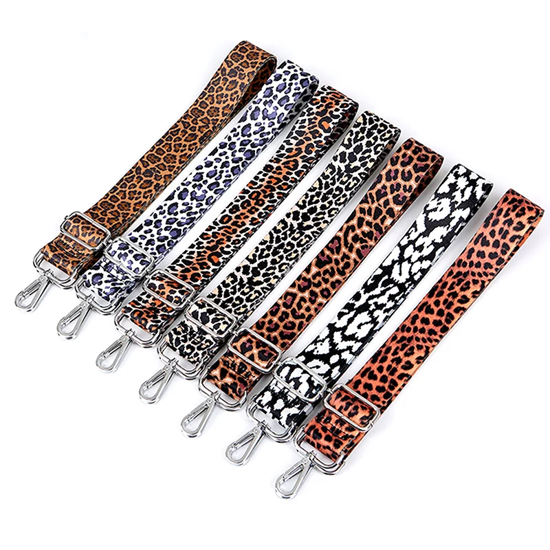 

Регулируемый Леопардовый плечевой ремень 140 см, сменный ремешок для сумки, аксессуары для сумок, кожаный ремень, кошелек, ремешок для сумки