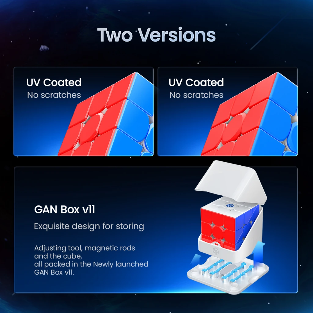 Профессиональный Магнитный Скоростной Куб Gan 14 Уф 3x3 Волшебный Куб-головоломка