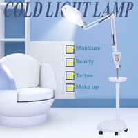 18x beauty skin backlit magnifier beauty salon led cold light lamp magnifying glass nail eyebrow tattoo shadowless floor lamp