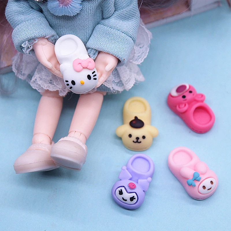 

1Pair 1:12 Dollhouse Miniature Simulation Small Room Slippers DIY Accessories