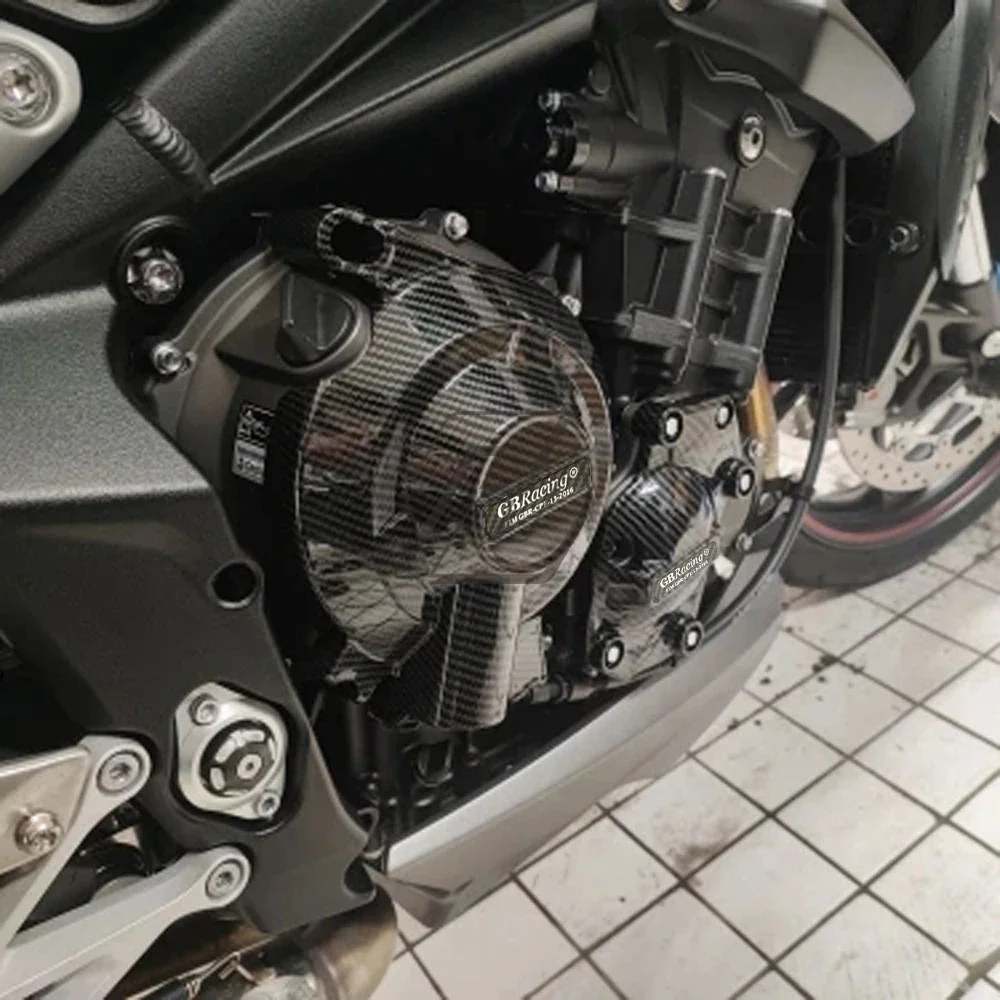 Комплект защиты крышки двигателя для Triumph Daytona 675R 2013-2016 Street Triple 765 2017-2022 MOTO2