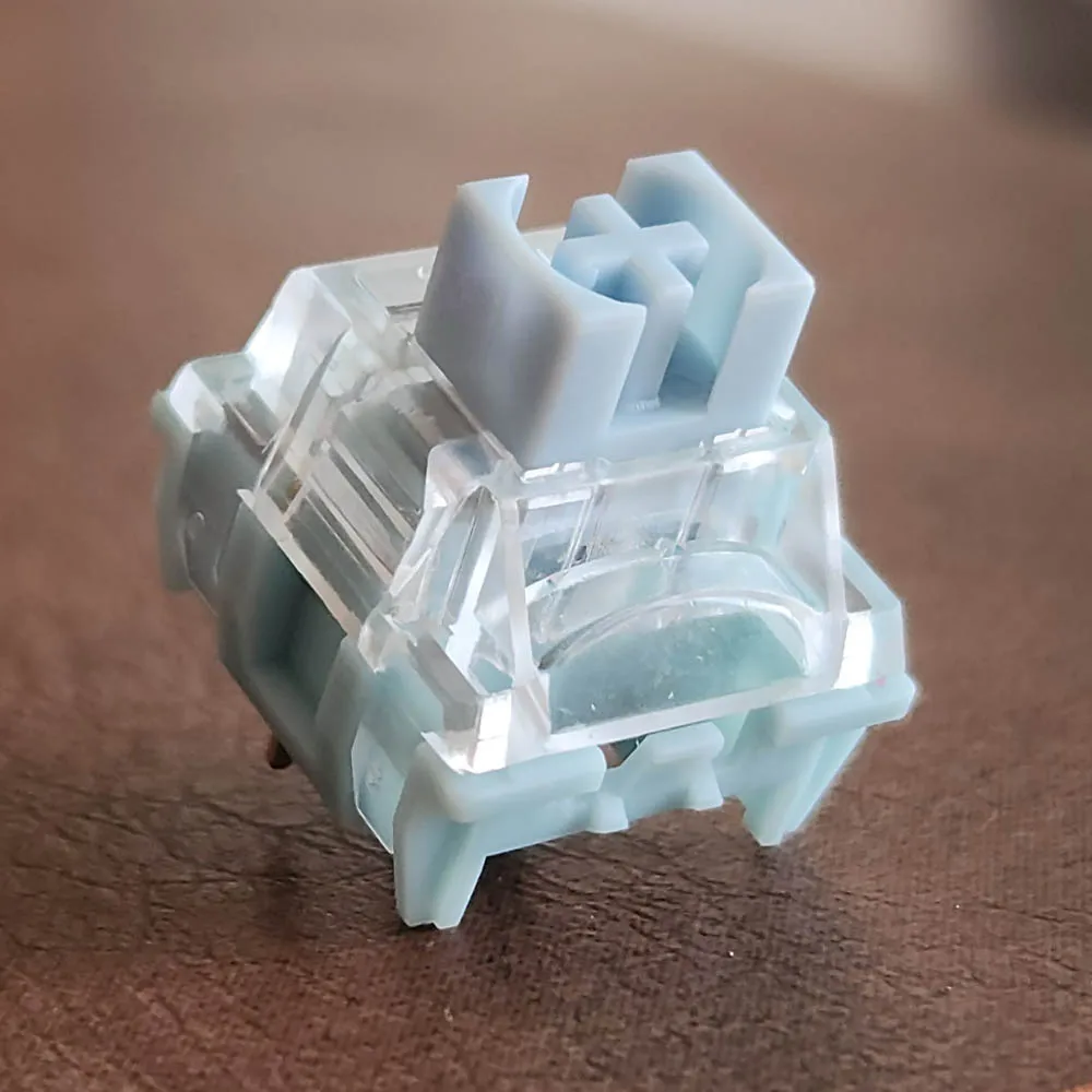 TTC Silent Blueish White Switch Mute Тактильная механическая клавиатура 3-контактный 42 Gf Двойной позолоченный пружинный SMD RGB Двойные выключатели отключения звука (art.: 3920cd85055dd) - 3920cd85055dd