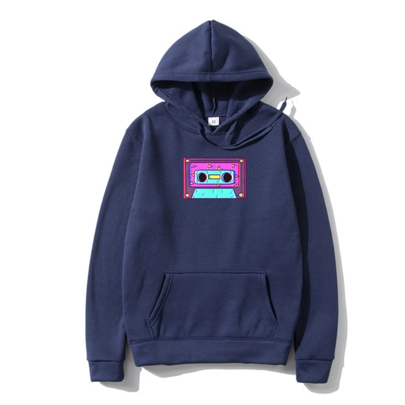 

Men Vaporwave 80s Retro Cassetteape Aesthetic Sweatshir Retro Cassetteape Hoodie Printed Hoodie Sweatshir Hoody Hoodys