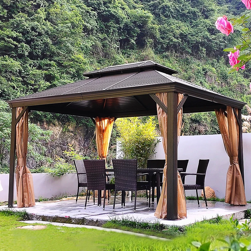 

Customized aluminum alloy rural villa assembly, sunshine house, garden, pavilion, tent, outdoor pavilion
