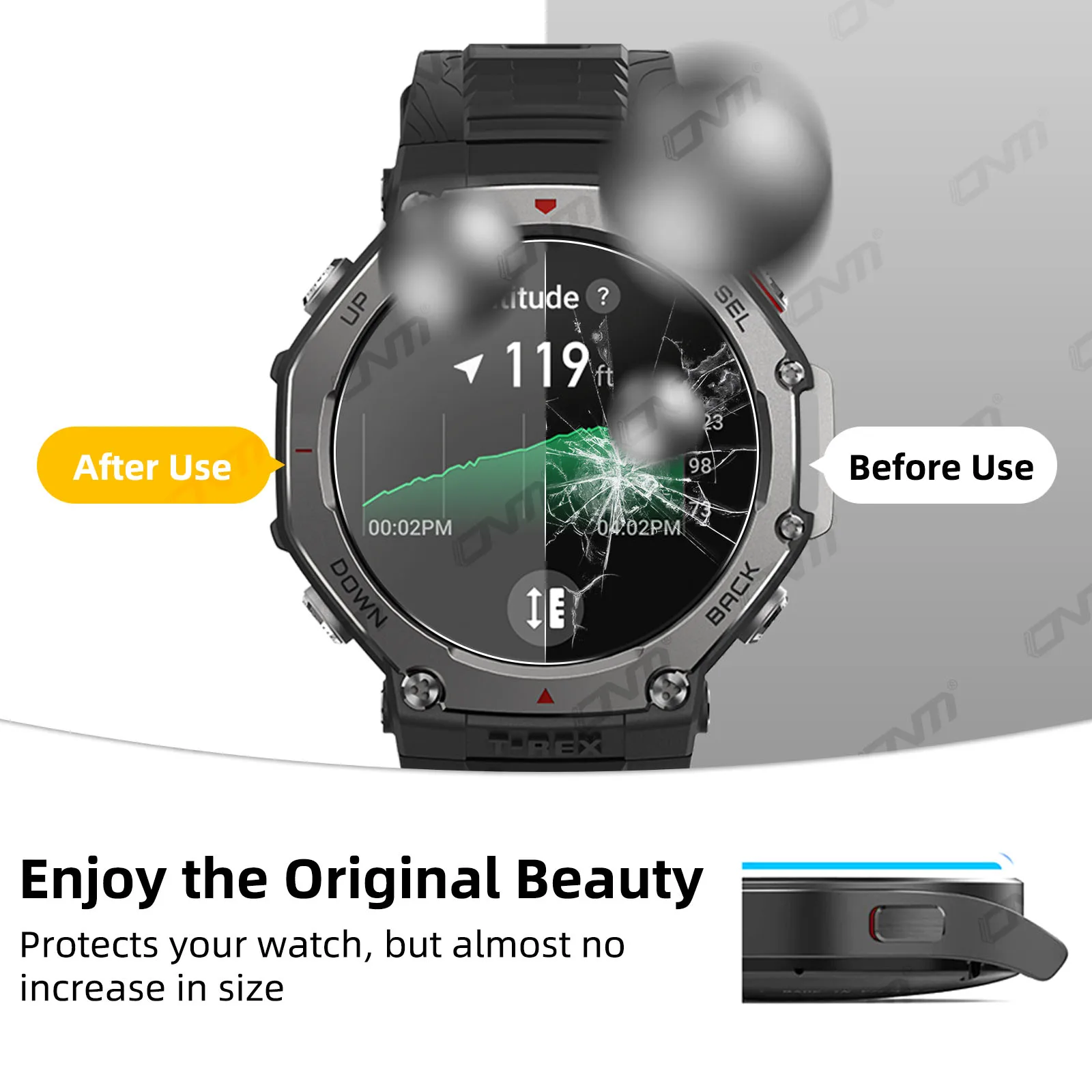 Защитная пленка для экрана Amazfit T-Rex 3