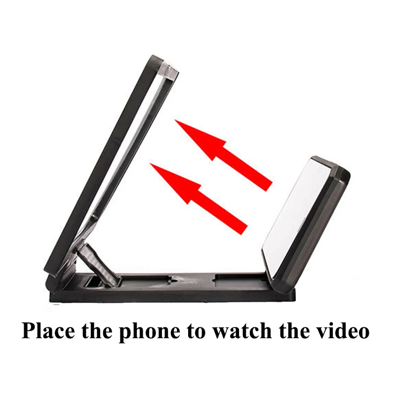 3d screen amplifier folding mobile phone magnifying glass hd stand video amplifier bracket enlarge stand eyes protection free global shipping