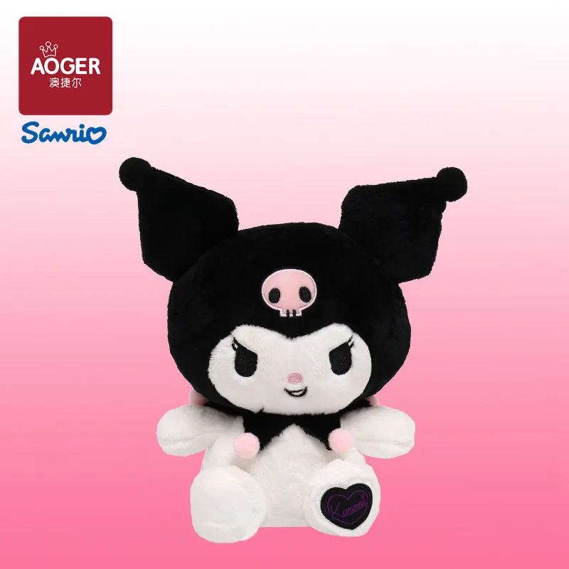 

Sanrios Kuromi Anime Cute Cartoon Plush Super Soft Skin-Friendly Doll Room Decoration Ornament for Friends Birthday Gift