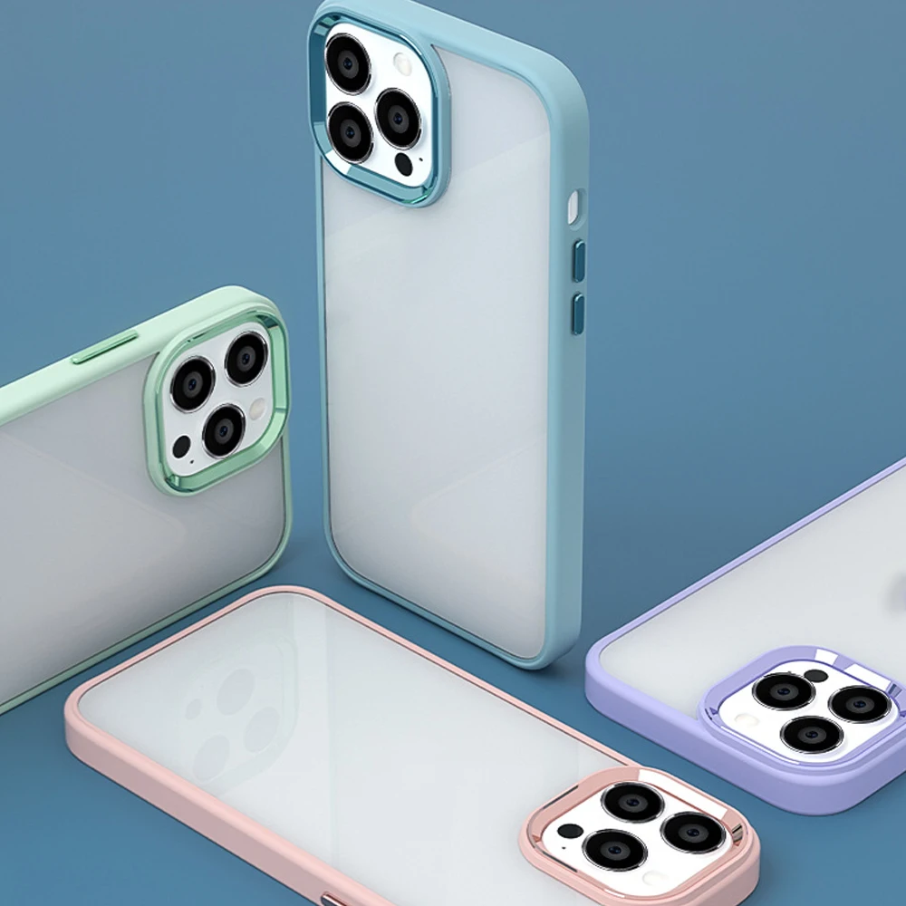 

Candy Color Transparent Case For iPh 14 13 12 11 Pro Max Phone Shockproof Silicone Case Fashion Soft Camera Protection Shell