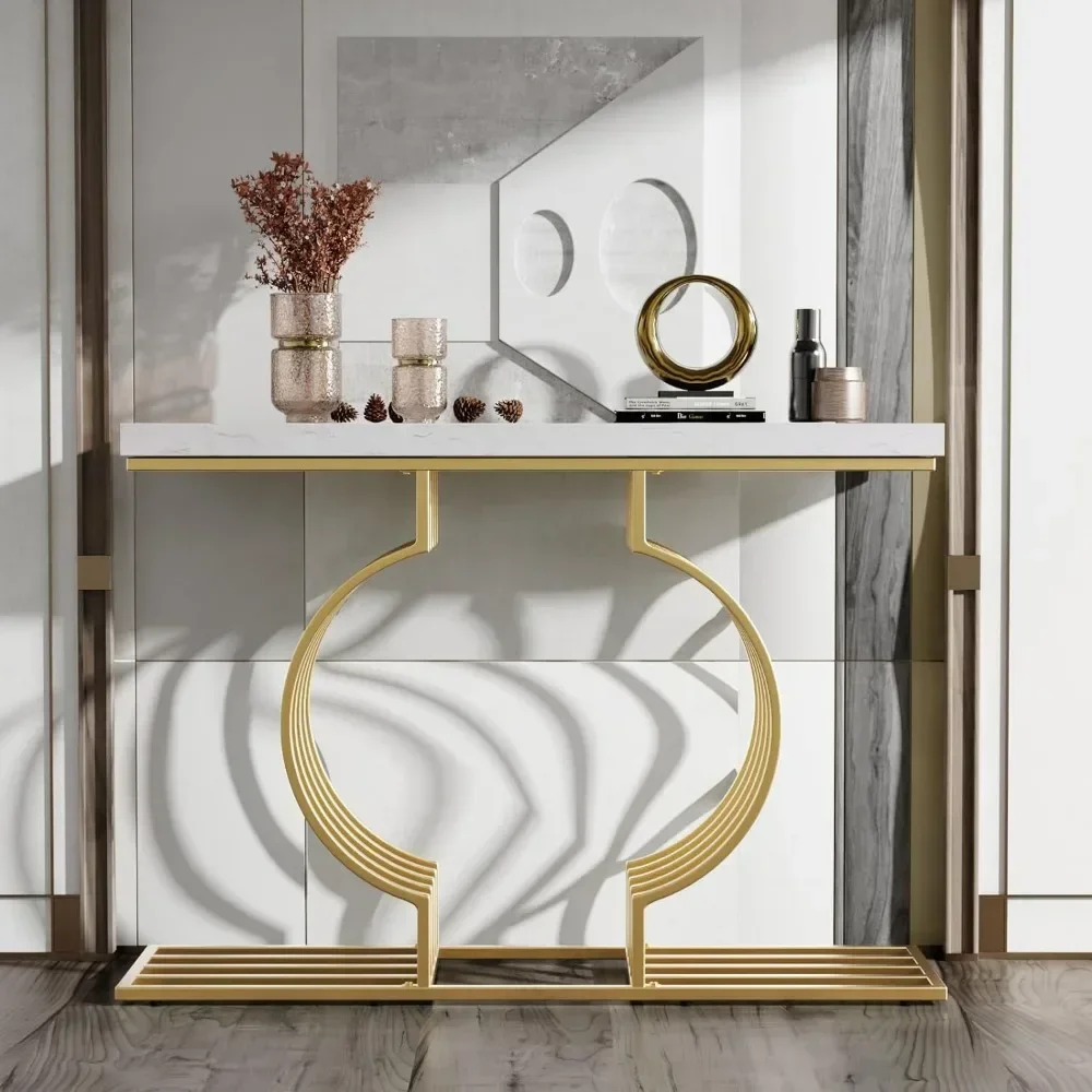 Современный консольный стол для прихожей узкий Диванный 47 24 дюйма мебель