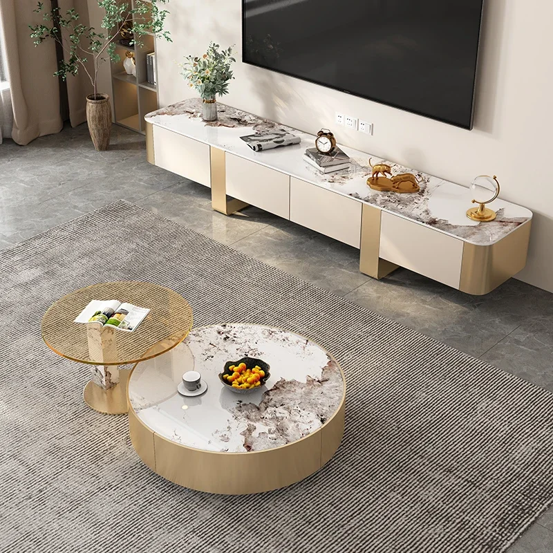 Роскошная подставка для телевизора промышленная мебель напольный шкаф