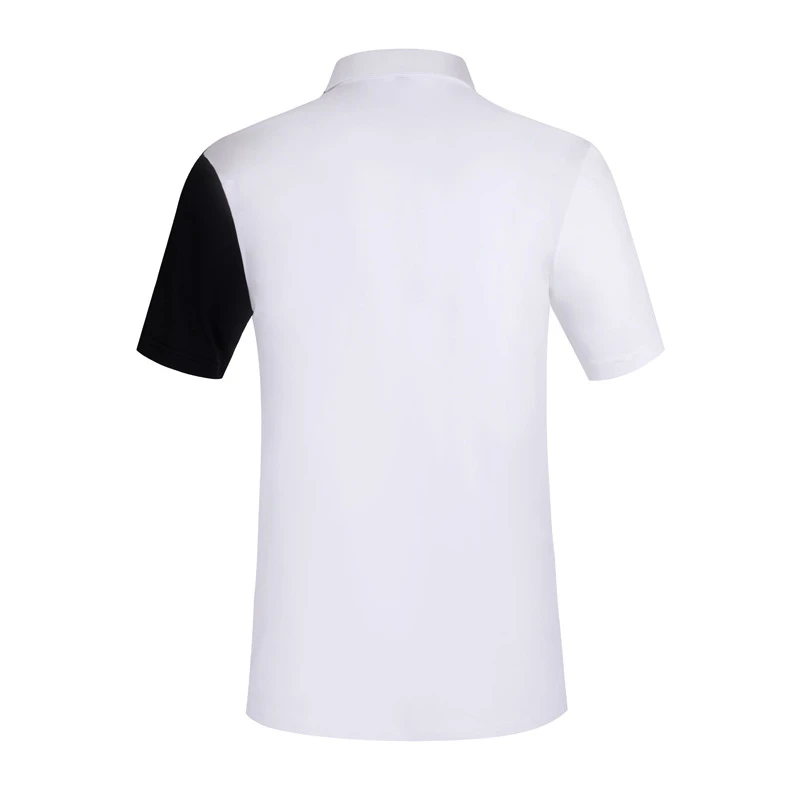 Golf short-sleeved t-shirt Slim quick dry half-sleeve jersey summer men's collision color lapel polo shirt